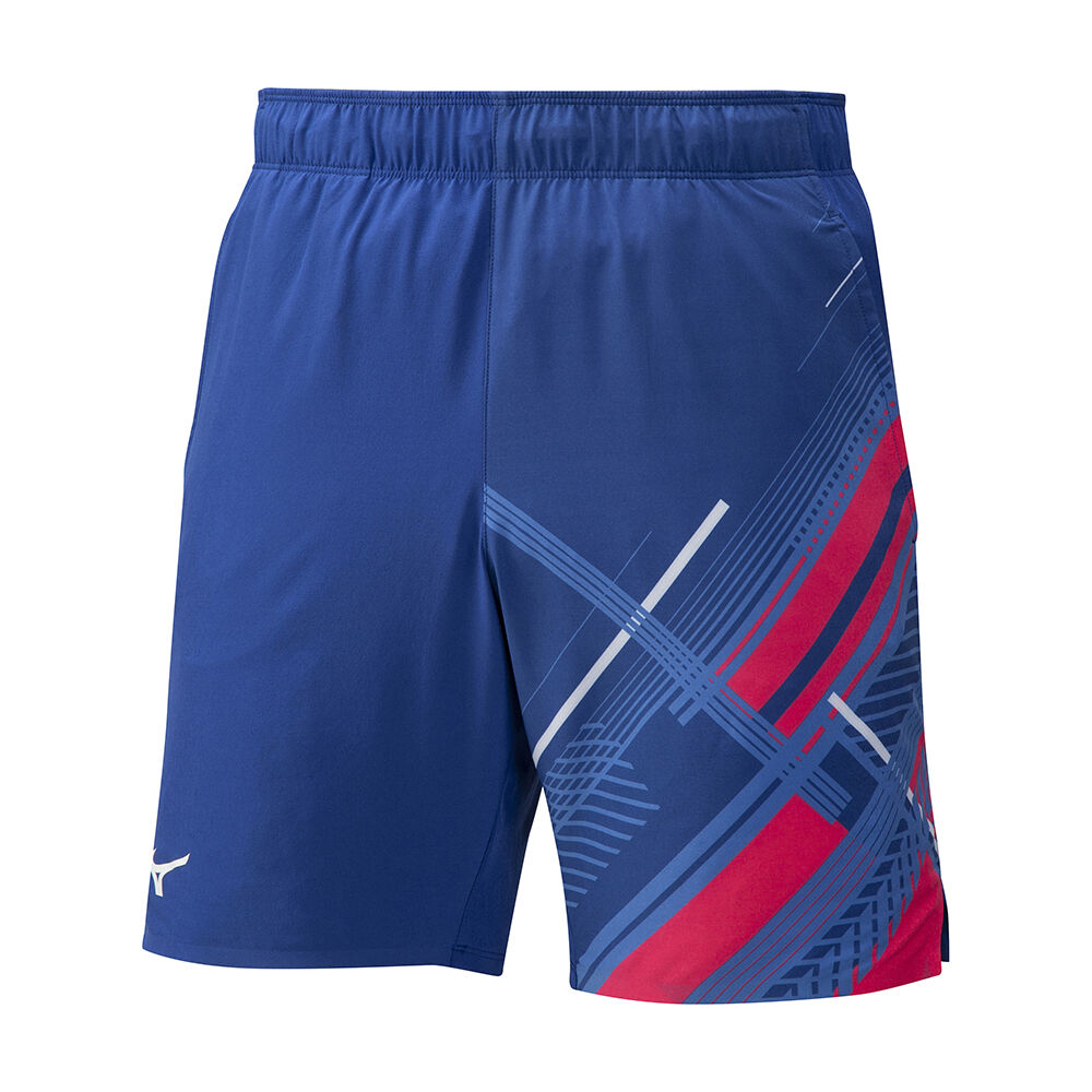 Pantaloncini Mizuno 8in Amplify Uomo - Blu - 34712-FSXV